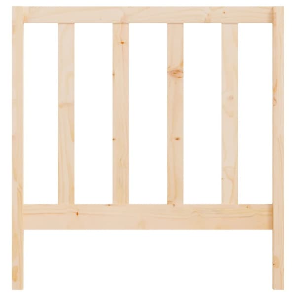 vidaXL Sängynpääty 96x4x100 cm täysi mänty - Sängynpäädyt