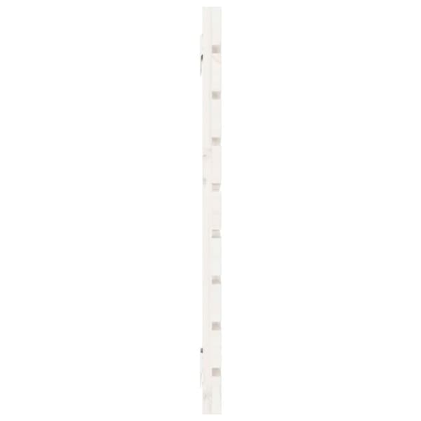 vidaXL Sängynpääty seinälle valkoinen 146x3x63 cm täysi mänty - Sängynpäädyt