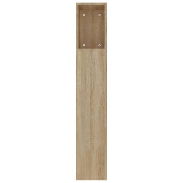 vidaXL Sängynpääty säilytystilalla Sonoma-tammi 220x18,5x104,5 cm -  Sängynpäädyt