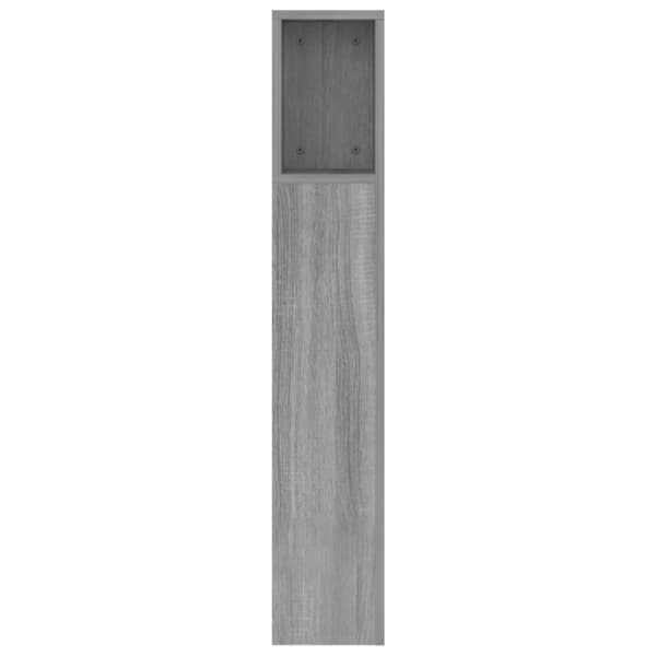 vidaXL Sängynpääty säilytystilalla harmaa Sonoma 160x18,5x104,5 cm -  Sängynpäädyt