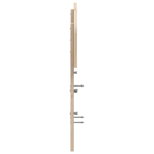 vidaXL Sängynpääty 120 cm täysi mänty - Sängynpäädyt