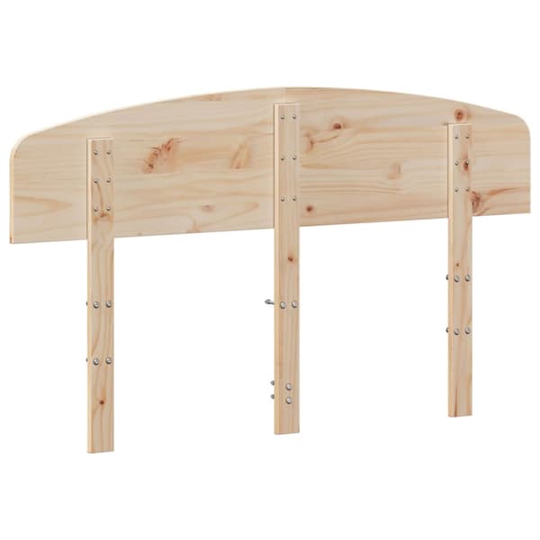 vidaXL Sängynpääty 120 cm täysi mänty - Sängynpäädyt