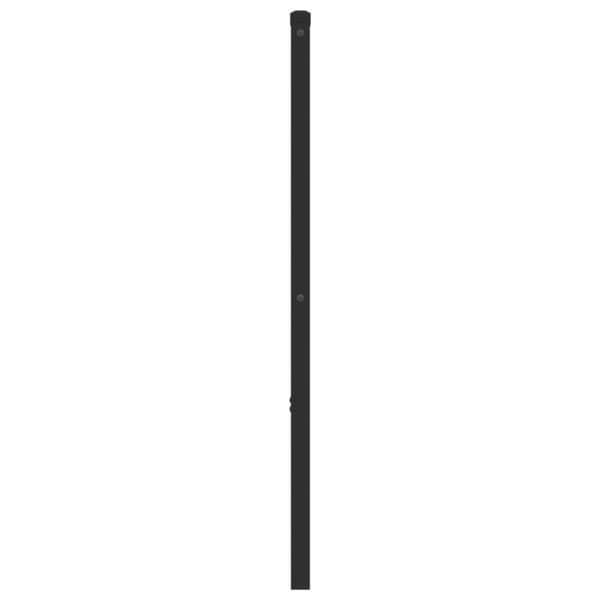 vidaXL Metallinen sängynpääty musta 160 cm -  Sängynpäädyt