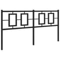 Pikkukuva 6 / 8: vidaXL Metallinen sängynpääty musta 160 cm -  Sängynpäädyt