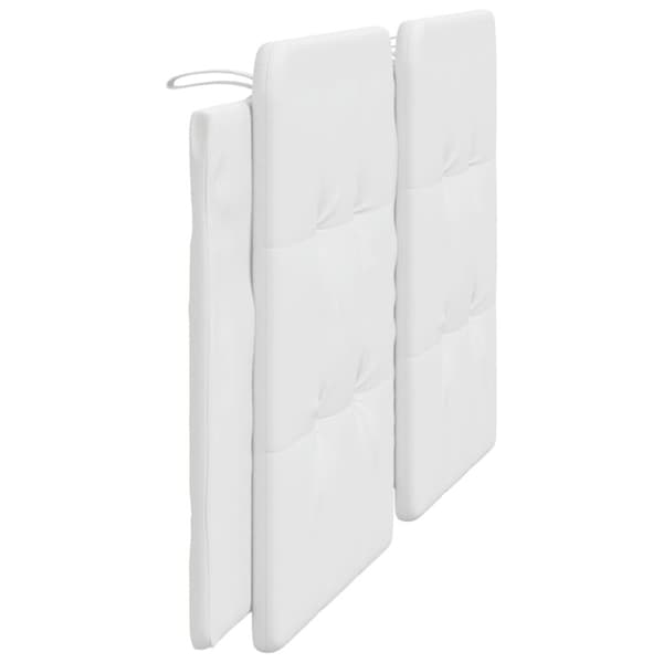 vidaXL gavlpude 180 cm kunstlæder hvid