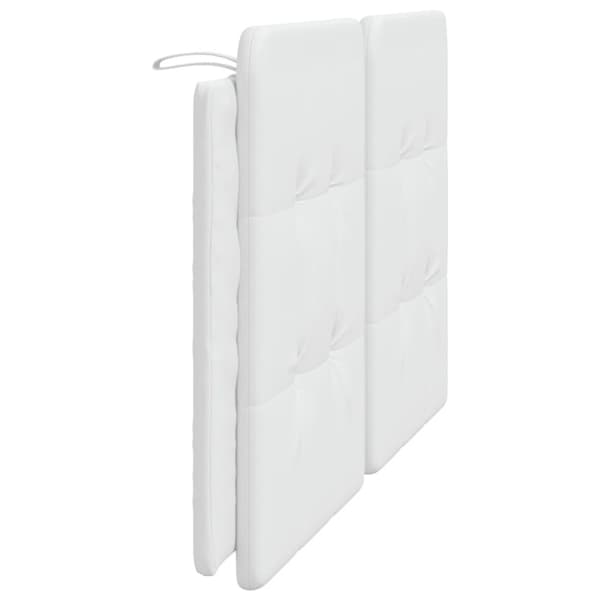 vidaXL gavlpude 160 cm kunstlæder hvid