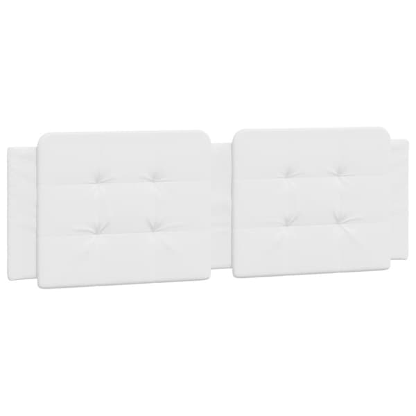 vidaXL gavlpude 160 cm kunstlæder hvid