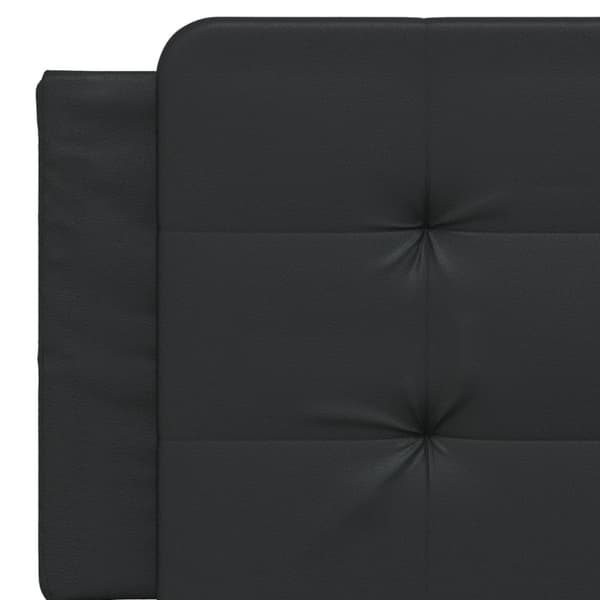 vidaXL gavlpude 160 cm kunstlæder sort