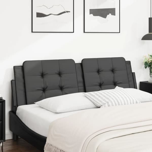 vidaXL gavlpude 160 cm kunstlæder sort