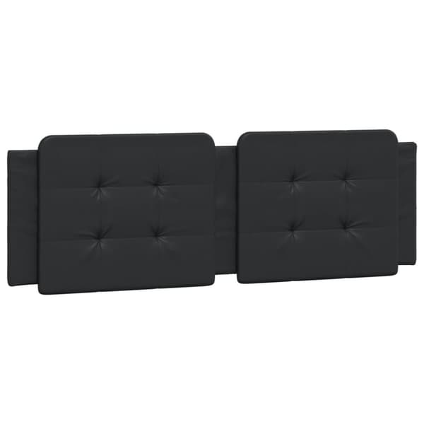 vidaXL gavlpude 160 cm kunstlæder sort
