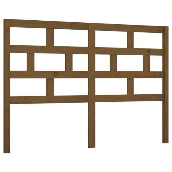 The Living Store Sängynpääty hunajanruskea 166x4x100 cm täysi mänty -  Sängynpäädyt