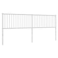 Pikkukuva 6 / 8: The Living Store Metallinen sängynpääty valkoinen 200 cm -  Sängynpäädyt