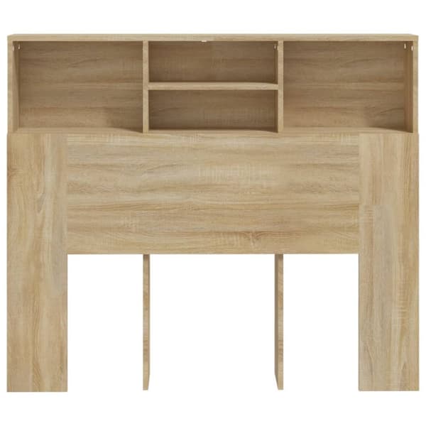 The Living Store Sänggavel med förvaring sonoma-ek 120x19x103,5 cm -  Sänggavlar