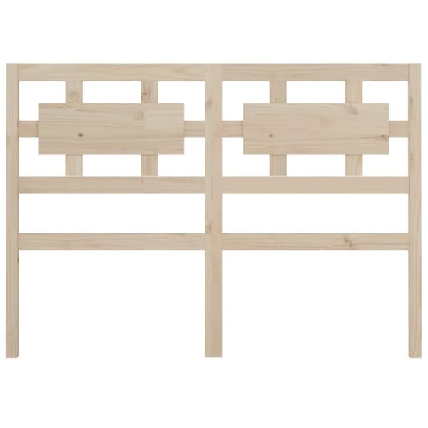 The Living Store sengegærde 125,5x4x100 cm massivt fyrretræ - Hovedgærder og fodgærder