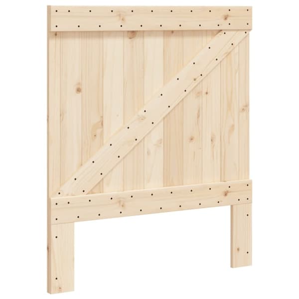 The Living Store sengegavl 90x104 cm massivt fyrretræ -  Hovedgærder og fodgærder