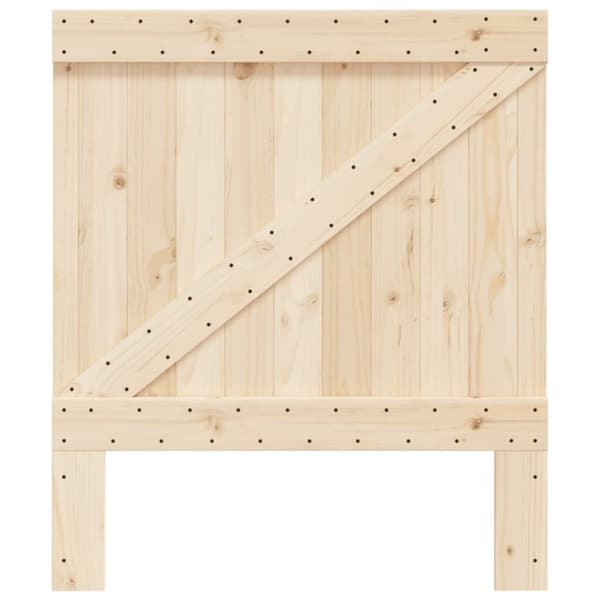 The Living Store sengegavl 90x104 cm massivt fyrretræ -  Hovedgærder og fodgærder