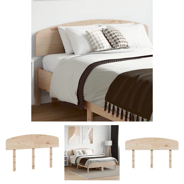 The Living Store Sängynpääty 120 cm täysi mänty - Sängynpäädyt