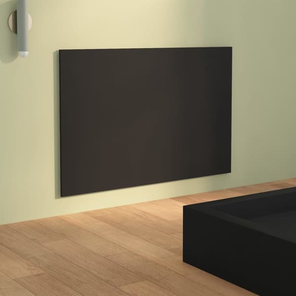 Hovedgærder og fodgærder - Living sengegærde 120x1,5x80 cm konstrueret træ sort