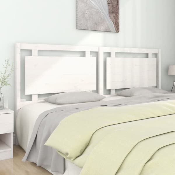 Sänggavlar - Living Sänggavel vit 205,5x4x100 cm massiv furu