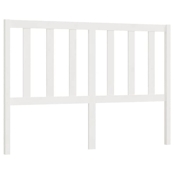 Hovedgærder og fodgærder - Living sengegærde 146x4x100 cm massivt fyrretræ hvid