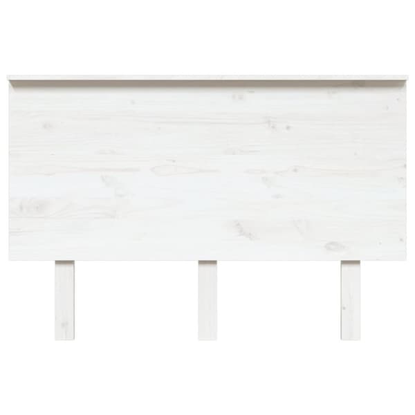 Sänggavlar - Living Sänggavel vit 124x6x82,5 cm massiv furu