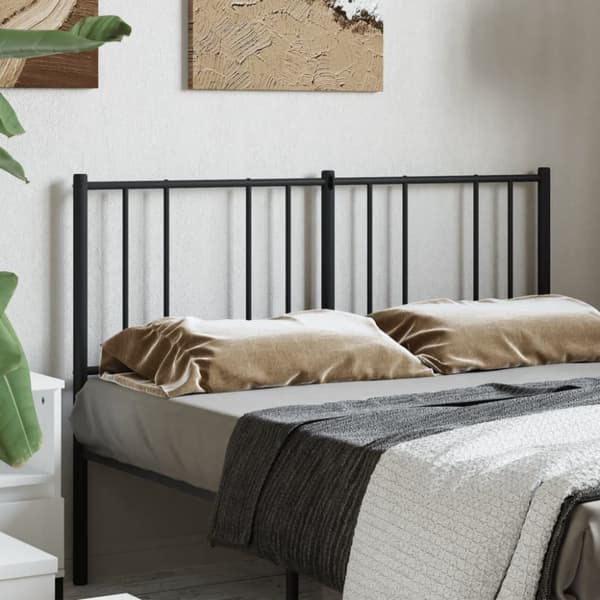 Hovedgærder og fodgærder - Living sengegavl 160 cm metal sort