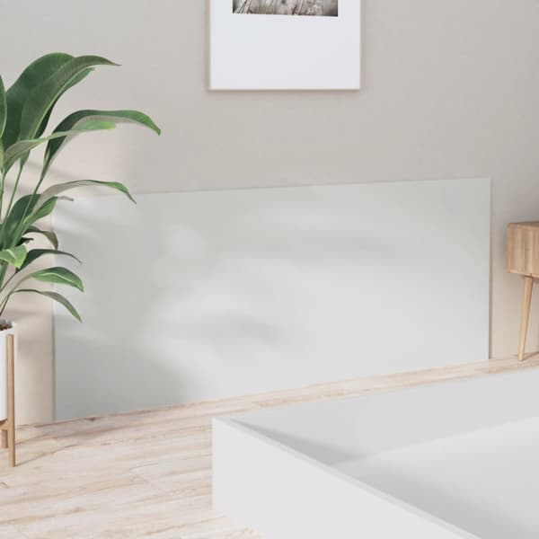 Hovedgærder og fodgærder - Living sengegærde 200x1,5x80 cm konstrueret træ hvid højglans