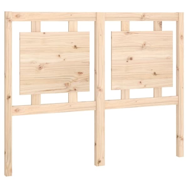 Hovedgærder og fodgærder - Living sengegærde 125,5x4x100 cm massivt fyrretræ