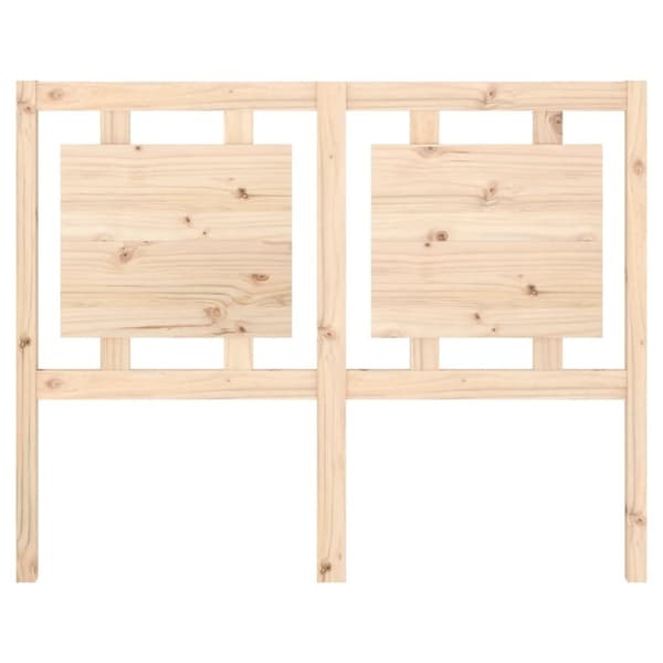 Hovedgærder og fodgærder - Living sengegærde 125,5x4x100 cm massivt fyrretræ