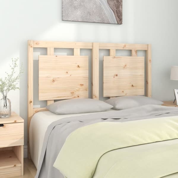 Hovedgærder og fodgærder - Living sengegærde 125,5x4x100 cm massivt fyrretræ