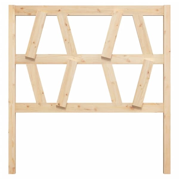Hovedgærder og fodgærder - Living sengegærde 96x4x100 cm massivt fyrretræ