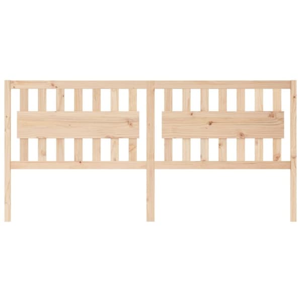 Hovedgærder og fodgærder - Living sengegærde 205,5x4x100 cm massivt fyrretræ