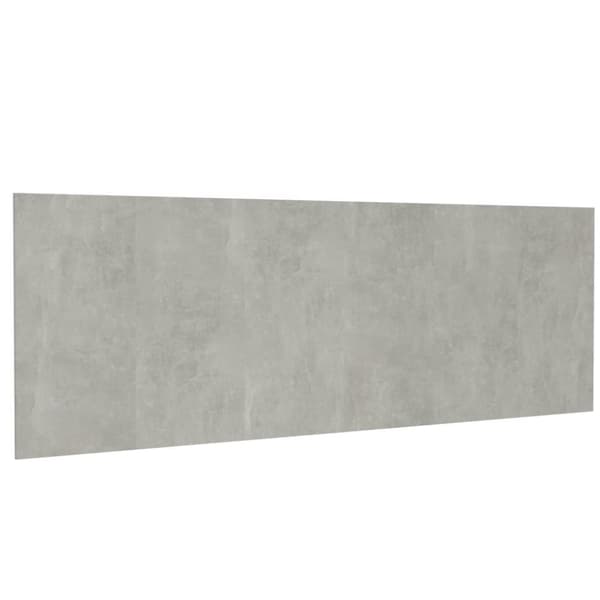 Sänggavlar - Living Vägghängd sänggavel betonggrå 240x1,5x80 cm konstruerat trä