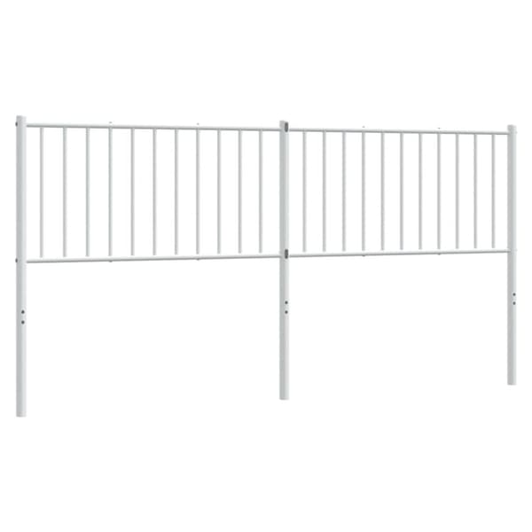 Hovedgærder og fodgærder - Living sengegavl 180 cm metal hvid