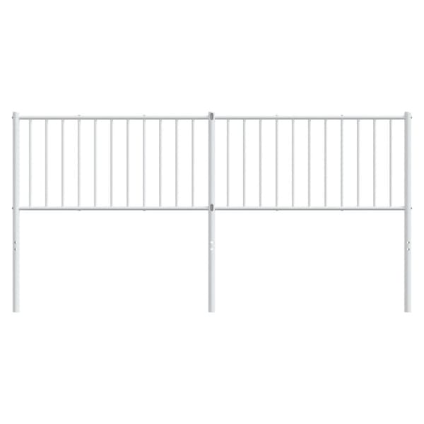 Hovedgærder og fodgærder - Living sengegavl 180 cm metal hvid