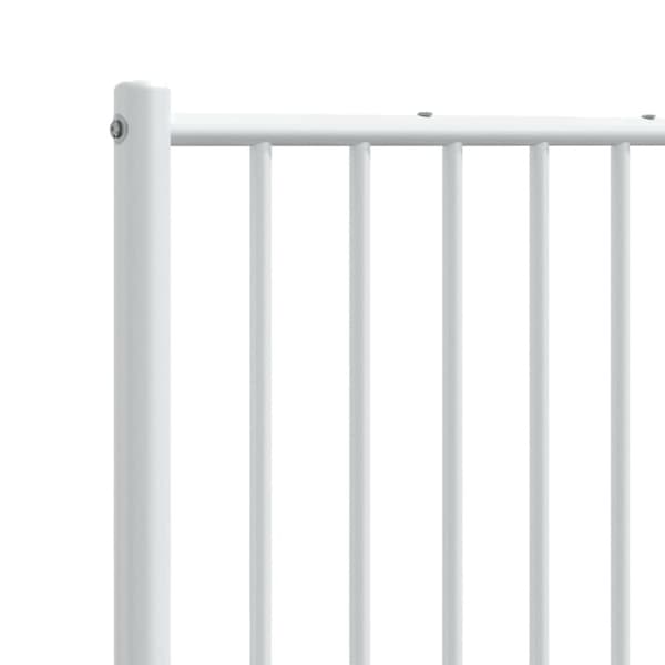 Hovedgærder og fodgærder - Living sengegavl 180 cm metal hvid