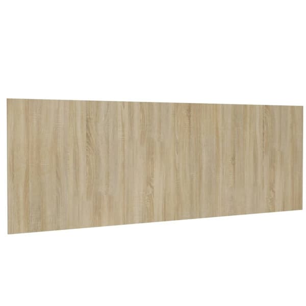 Hovedgærder og fodgærder - Living sengegærde 240x1,5x80 cm konstrueret træ sonoma-eg