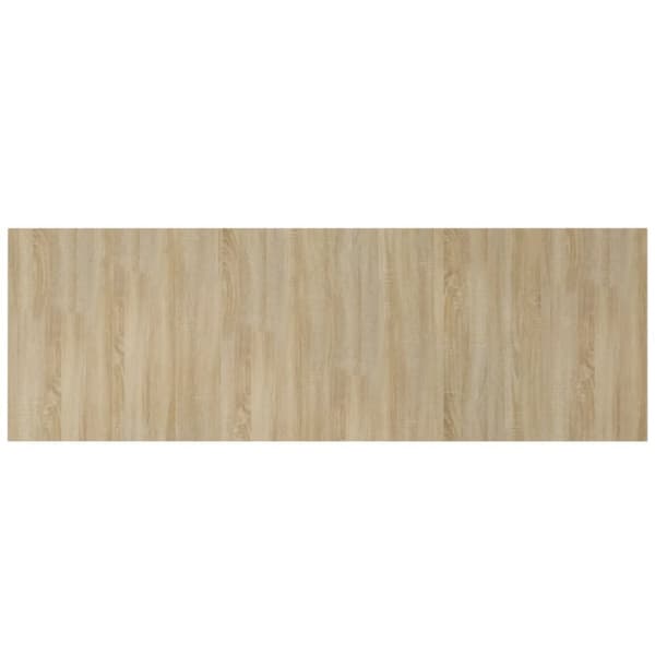 Hovedgærder og fodgærder - Living sengegærde 240x1,5x80 cm konstrueret træ sonoma-eg