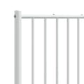 Pikkukuva 7 / 8: Sängynpäädyt - Living Metallinen sängynpääty valkoinen 160 cm