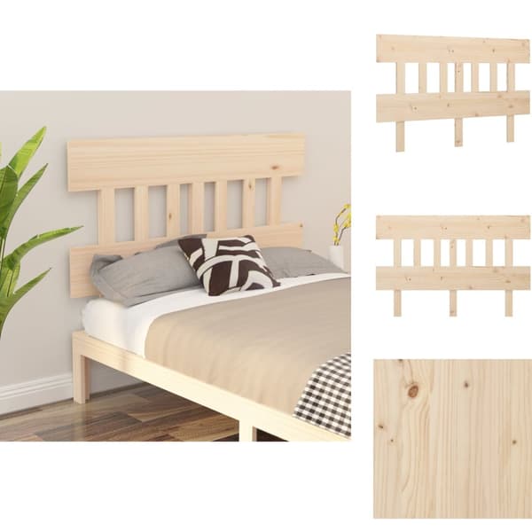 Sängynpäädyt - Living Sängynpääty 143,5x3x81 cm täysi mänty