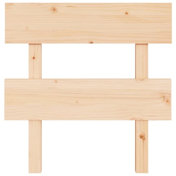 Hovedgærder og fodgærder - Living sengegærde 93,5x3x81 cm massivt fyrretræ