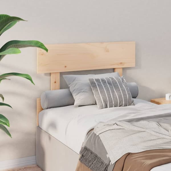 Hovedgærder og fodgærder - Living sengegærde 93,5x3x81 cm massivt fyrretræ