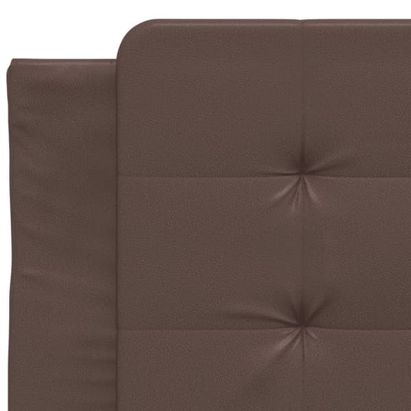 vidaXL gavlpude 90 cm kunstlæder brun
