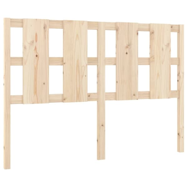 Hovedgærder og fodgærder - Living sengegærde 125,5x4x100 cm massivt fyrretræ