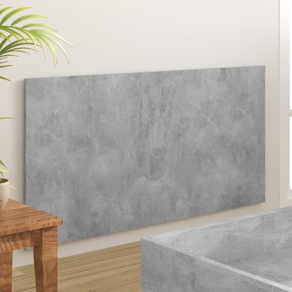 Hovedgærder og fodgærder - Living sengegærde 160x1,5x80 cm konstrueret træ betongrå