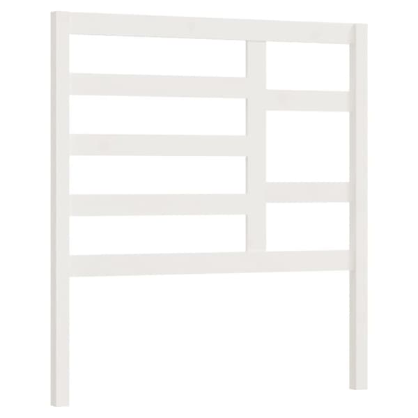 Hovedgærder og fodgærder - Living sengegærde 96x4x104 cm massivt fyrretræ hvid