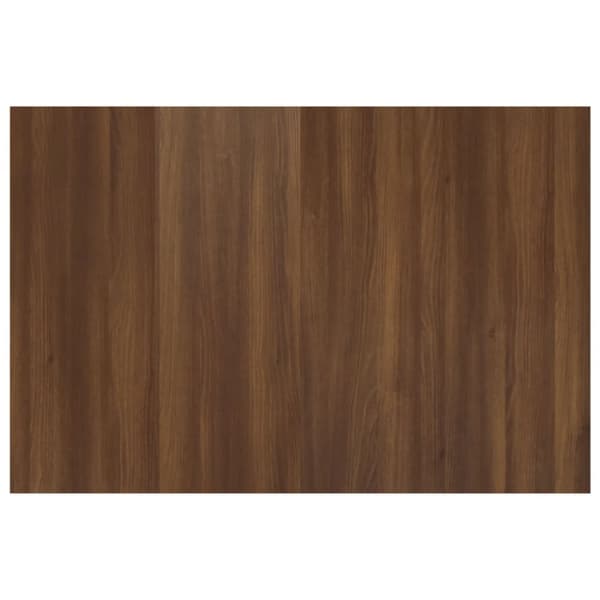 Hovedgærder og fodgærder - Living sengegærde 120x1,5x80 cm konstrueret træ brun egetræsfarve