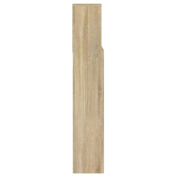Hovedgærder og fodgærder - Living sengegavl med opbevaring 140x19x103,5 cm sonoma-eg