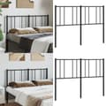 Pikkukuva 1 / 9: Metallinen sängynpääty musta 160 cm - Sängynpääty - Sängynpäädyt - Home & Living