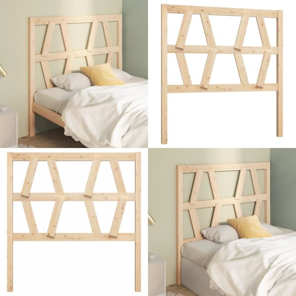 Sengegærde 96x4x100 cm massivt fyrretræ - Sengegærde - Sengegærder - Home & Living